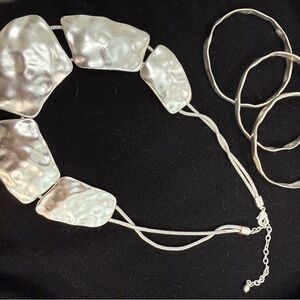 Argento Vivo Silver Sculpted Necklace